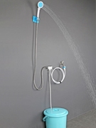 洗澡神器宿舍用不插电充电自吸电吸手压简易便携式移动热水淋浴器