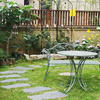 做旧欧美式铁艺休闲阳台户外桌椅咖啡厅庭院，茶几小圆桌花园桌椅