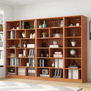 书柜置物架学生实木色落地客厅组合书橱书房柜子简约多层家用书架