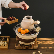 罐罐煮茶茶器茶具套装家用柴烧功夫小茶壶陶瓷炭火围炉煮茶炉子