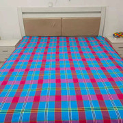 加厚款经典方格，老粗布单人床单双人床单，大炕单3米