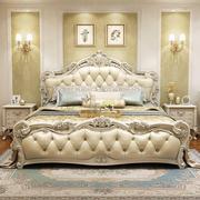 欧式实木床现代简约双人床奢华公主，床1.5米1.8米婚床主卧家具床