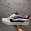 VLT高端线Knu Skool反绒皮低帮滑板鞋街头黑白紫网布拼接面包鞋