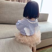 女童蓬蓬短裙2021春秋，中小童洋气蛋糕裙，纱裙女宝宝公主半身裙