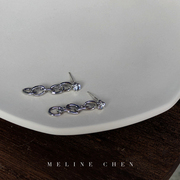 MELINE CHEN 简约链条欧美复古气质ins小众设计高级感嘻哈925银针