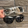 时尚y2k街头嘻哈眼镜，欧美潮流大框太阳镜男女户外骑行运动镜