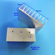 铝型材62*18*45 场效应管散热块肖特基散热片美容仪器电子散热器