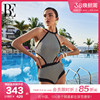 BE范德安时尚系列连体泳衣女士纯欲风性感显瘦遮肉泳衣高级感游泳