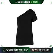 99新未使用香港直邮Sportmax 黑色露肩T恤 29410411600