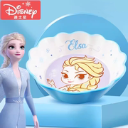 迪士尼艾莎米奇米妮冰雪安娜卡通，可爱儿童树脂餐具造型碗碟勺子