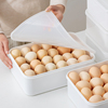 抗菌冰箱鸡蛋收纳盒装鸡蛋的大容量密封保鲜盒，食品级专用储藏盒子