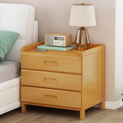 现代简约床头柜小型奶油儿童卧室家用实木收纳柜置物茶几多功能子