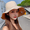夏季渔夫帽女遮脸韩版防晒紫外线，遮阳帽子大沿潮，百搭日系女士时尚