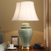 美式客厅大号台灯欧式大气奢华陶瓷复古卧室床头装饰家用台灯