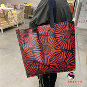 IKEA宜家塞克夏劳大号环保购物袋超市买菜搬家编织袋子折叠便