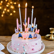美国进口 惠尔通Wilton生日蜡烛24件套派对礼物蛋糕装饰