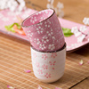 日式陶瓷釉下彩功夫茶具喝茶杯单个家用瓷，杯子主人杯水杯泡茶杯