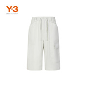 Y-3/Y3山本耀司男士夏季短裤时尚潮流直筒纯色五分工装裤子HZ8859