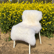 隆丰羊皮高品质椅子垫坐垫皮毛一体垫彩色羊皮单人沙发垫羊毛垫