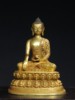 释迦牟尼佛佛像摆件纯铜鎏金密宗，佛堂居家供奉藏传释迦摩尼三宝佛