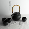 宜兴紫砂创意手工茶壶，粗陶高负离子，煮茶壶茶炉大品提梁壶