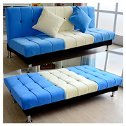 简易沙发整装两用欧式懒人，布艺沙发1.8米2小户型租房折叠床沙发床