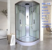 整体淋浴房简易封闭式，浴柜房弧扇形，工厂洗澡钢化玻璃家用