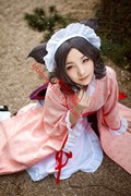 半妖少女绮丽谭 薄萤 漫画版 和服 cosplay 动漫服装假发定制