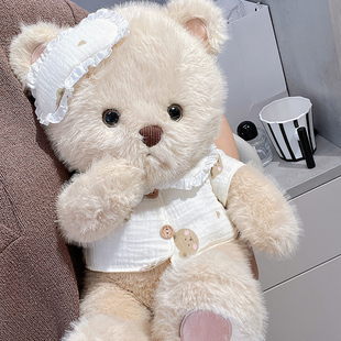 小熊玩偶公仔毛绒玩具女孩可爱陪睡安抚布娃娃抱抱熊生日礼物女生