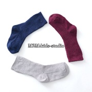 韩版夏季纯色镂空薄款袜子，儿童男童女童丝袜短袜-弯曲丝