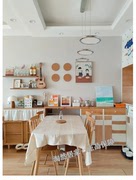 IKEA宜家 维普斯塔 桌布条纹图案布艺桌餐桌布书桌布茶几桌垫子