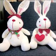 结婚礼物娃娃结婚兔子玩偶兔喜礼物毛绒玩具压床娃娃公仔婚房