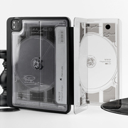 悟望初品cd光盘黑胶碟原创适用ipad202210代pro11寸笔槽支架air45二折珠子滑动10.9寸防摔保护套平板壳