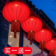 阳台红灯笼现代大2023春节过年大门口一对挂饰吊灯中国风户外