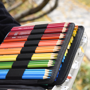 彩色铅笔袋大容量n72/120/150/200色防水收纳包折叠多功能美