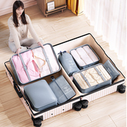 旅行收纳袋行李箱衣服衣物内衣分装收纳包大容量，便携鞋子整理箱盒