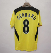 0405利物浦客场黄色球衣经典，复古8号杰拉德14号阿隆索足球服套装