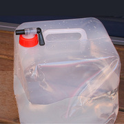户外折叠饮水桶20l露营便携大容量车载饮用水壶，装水工具四角水袋