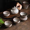 青瓷冰裂纹手工泡茶壶带过滤陶瓷冰裂釉，功夫茶具整套中式复古套装