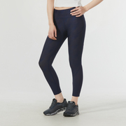 安德玛ua藏蓝色紧身长裤，女24夏季休闲跑步运动裤健身训练裤子