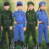 儿童飞行员制服套装男孩机长，衣服男童纯棉服装女童飞行服空军服