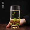 日式泡绿茶专用玻璃杯创意，耐热男士夏季茶杯单层家用耐高温水杯子
