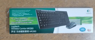 罗技MK260键鼠套装 K260无线键盘+M210无线鼠标+无线接收器