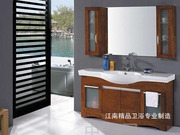 式美式橡木浴室柜组合实木浴柜洗脸盆柜洗手盆柜洗漱台XM808