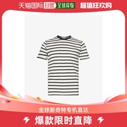 香港直邮潮奢 Sunspel 男士条纹常规版型平纹针织棉 T 恤