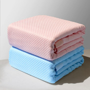 竹纤维毛巾被夏季竹炭盖毯双人夏凉空调毯子成人午睡薄毯