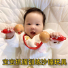 面包超人新生宝宝手摇铃沙锤拨浪鼓安抚玩具0-6-12个月婴儿抓握