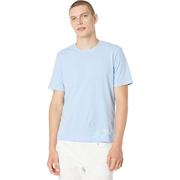 Boss 2022男子淡蓝色夏季圆领弹性宽松型舒适休闲短袖T恤