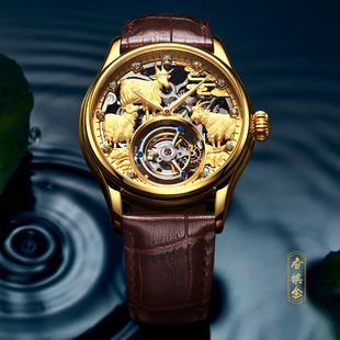 18k金手表(金手表，)士全自动机械表，手表2022瑞士手表男