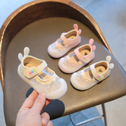 2023春季夏季软底学步鞋，小童公主凉鞋，透气鞋子包头0-3岁女宝宝鞋